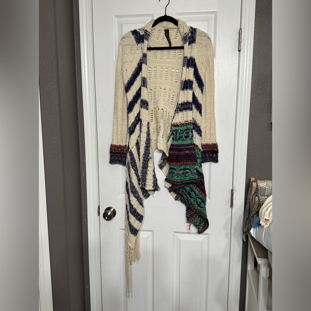 NWOT Aratta Multicolor Knit Cardigan S